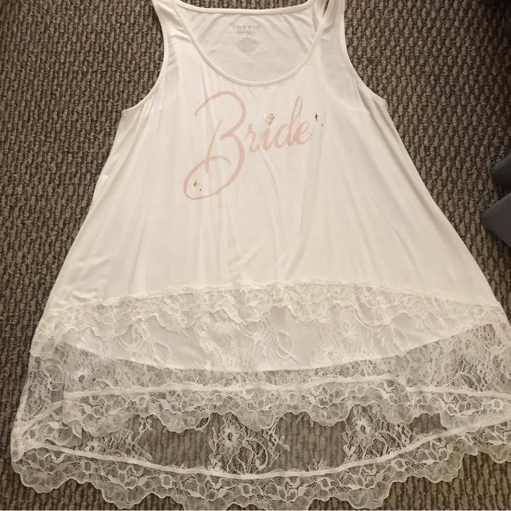 Torrid Size 1 Bride Tank Top